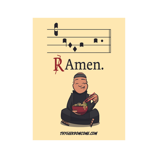 Catholic Sticker: R:Amen
