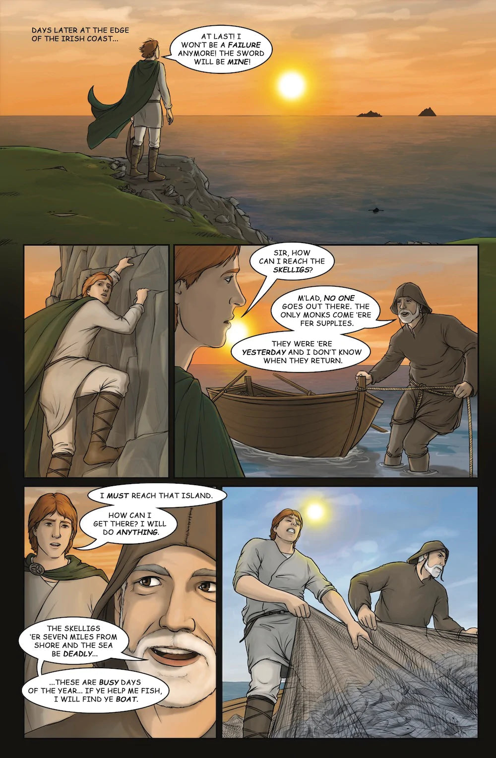 Finnian and the Seven Mountains Volume I: Issues-1-4